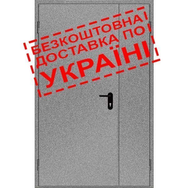 Двери противопожарные металлические глухие ДМП ЕІ30-2-2100х1250 лев., ЕвроСтандарт 000030704 фото