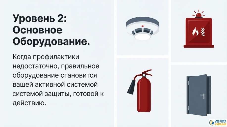 Противопожарное оборудование необходимое для предотвращения пожара