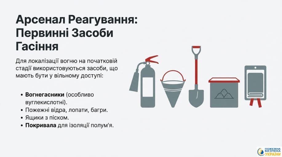 Первинні засоби пожежогасіння