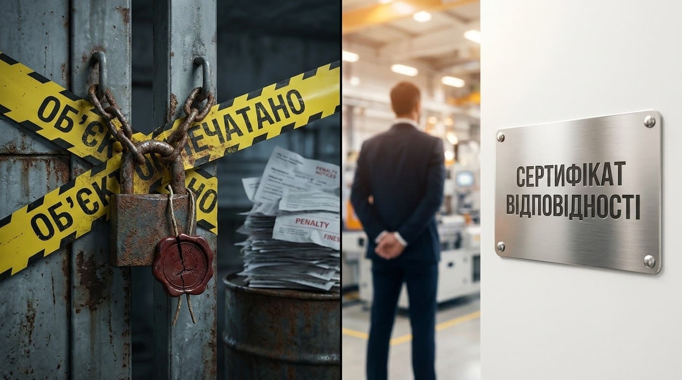 Порівняння наслідків порушень ПБ та наявності сертифіката відповідності протипожежним нормам