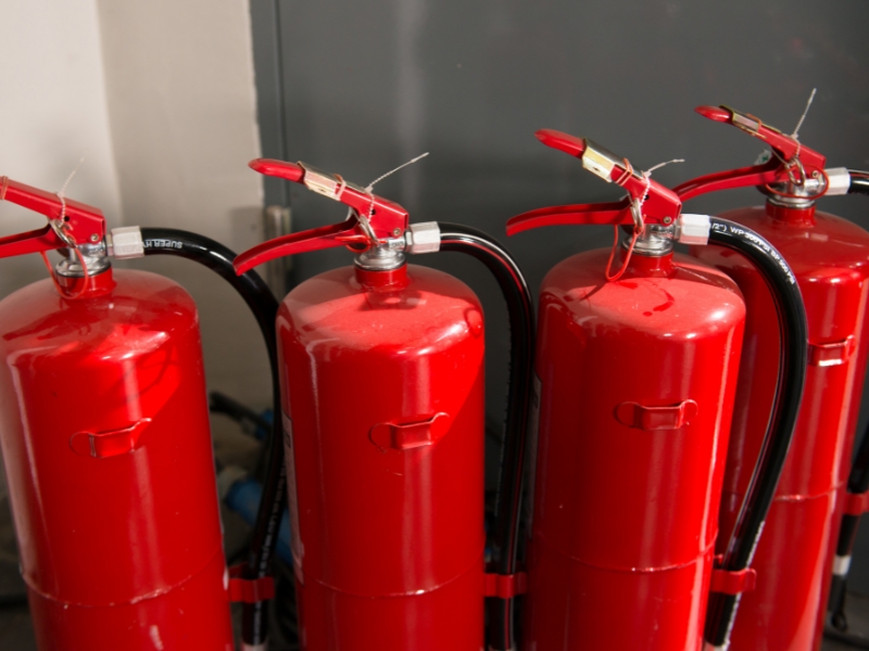 Размещение огнетушителей в частном секторе