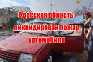 Одесская область: ликвидирован пожар автомобиля