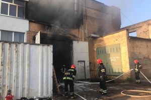 Черкаси: масштабна пожежа заводу ТЕМП