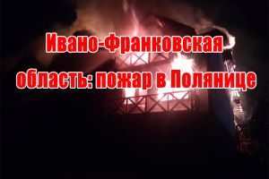Івано-Франківська область: пожежа у Поляниці