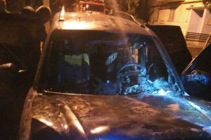 Харків: загорівся HYUNDAI Tucson