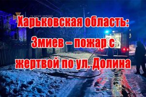 Харківська область: Зміїв - пожежа з жертвою по вул. Долина