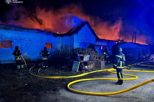 ❗️Київщина: рятувальники загасили пожежу в меблевому цеху❗️