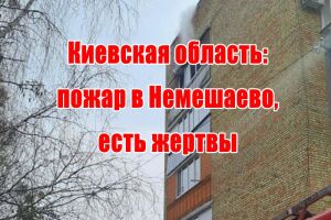 Киевская область: пожар в Немешаево, есть жертвы