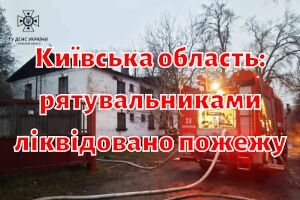 Киевская область: спасателями ликвидирован пожар