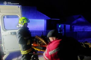 ❗️Кіровоградська область: на пожежі врятовано чоловіка❗️