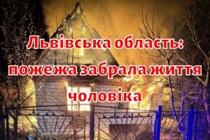 Львовская область: пожар унес жизни мужчины