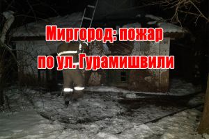 Миргород: пожар по ул. Гурамишвили