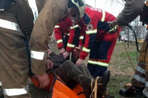 ❗️На Житомирщині надзвичайники врятували чоловіка, який провалився на ставку❗️
