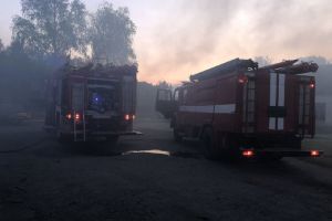 Огнеборцы ликвидировали пожар в жилом доме в Киевской области