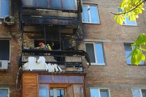Пожежа в житловому будинку в Києві