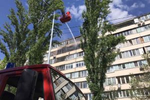 В Киеве 13 мая горела квартира в девятиэтажке