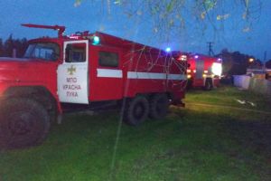 У Полтавській області горів приватний будинок