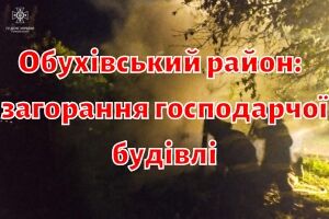 Обуховский район: спасатели ликвидировали возгорание хозяйственного здания