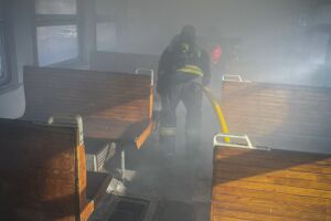 ❗️Вогнеборці Ужгородщини ліквідували займання вагона електропоїзда❗️