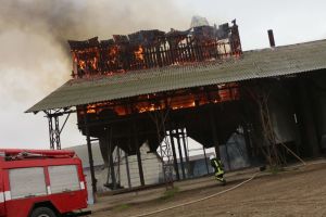 Тернопільщина: ліквідовано пожежу сушки зернових