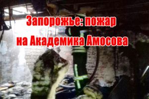 Запорожье: пожар на Академика Амосова