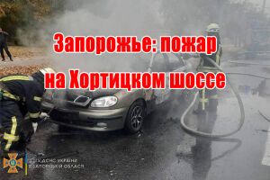 Запоріжжя: пожежа на Хортицькому шосе