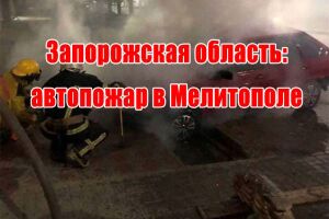 Запорізька область: автопожежа у Мелітополі