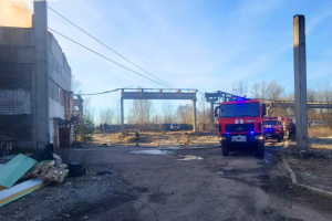 ❗️Житомирська область: рятувальники ліквідували пожежу на підприємстві❗️