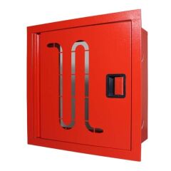 Шкаф пожарный ШП 60/60 В Красный (встроенный, без задней стенки, 600х600х230мм) фото 1