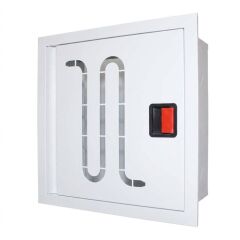 Шкаф пожарный ШП 60/60 В Белый (встроенный, без задней стенки, 600х600х230мм) фото 1