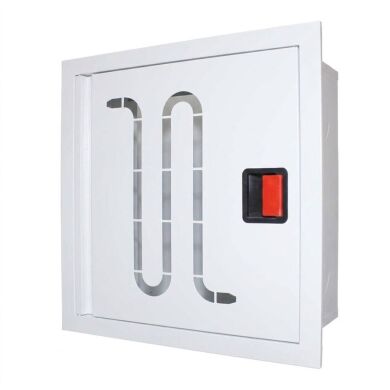 Шкаф пожарный ШП 60/60 В Белый (встроенный, без задней стенки, 600х600х230мм) фото 1