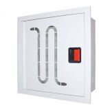 Шкаф пожарный ШП 60/60 В Белый (встроенный, без задней стенки, 600х600х230мм) фото 1