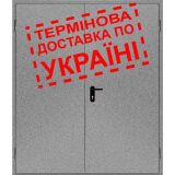 Двери противопожарные металлические глухие ДМП ЕІ60-2-2100x1450 прав., ЕвроСтандарт фото 1