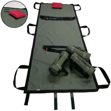 Ноші безкаркасні м'які тактичні рятувальні КД-1К Тканина Cordura 1000 D нейлон
