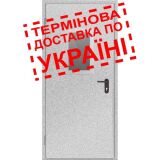 Двері протипожежні металеві з склінням ДМП ЕІ60-1-2100х1000 лів., ЄвроСтандарт фото 1
