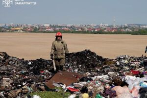 Масштабный пожар на полигоне отходов в Закарпатье: детали операции ДСНС