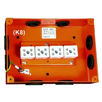 Коробка розподільна (комутаційна) вогнестійка, для кабельних мереж "КРОМА-01-90 К8" фото 1