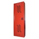 Шкаф пожарный ШП 180/60 Н-С Красный (навесной, с задней стенкой, 600х1800х230мм) фото 1