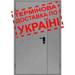 Двери противопожарные металлические глухие ДМП ЕІ30-2-2100х1350 лев., ЕвроСтандарт фото 1