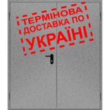 Двери противопожарные металлические глухие ДМП ЕІ30-2-2100х1450 лев., ЕвроСтандарт фото 1