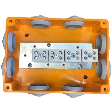 Коробка розподільча (комутаційна) вогнестійка, для кабельних мереж, КП-02-90 К8/4