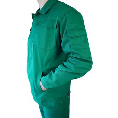 Полукомбинезон с курткой ЕВРО зеленого цвета Саржа размер 40-42* рост 1-2