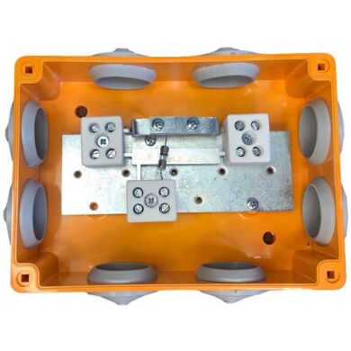 Коробка розподільча (комутаційна) вогнестійка, для кабельних мереж, КП-02-90 Р1/4