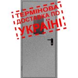 Двері протипожежні металеві з склінням ДМП ЕІ60-1-2100х1050 лів., ЄвроСтандарт фото 1