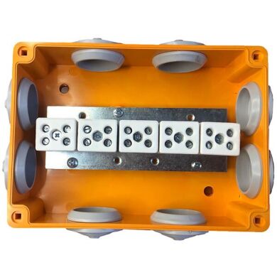 Коробка розподільча (комутаційна) вогнестійка, для кабельних мереж, КП-02-90 К10/4