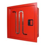 Шкаф пожарный ШП 60/60 В-С Красный (встроенный, с задней стенкой, 600х600х230мм) фото 1