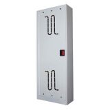 Шкаф пожарный ШП 190/60 Н Белый (навесной, без задней стенки, 600х1900х250мм) фото 1