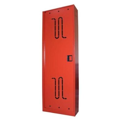 Шафа пожежна ШП 190/60 Н Червона, (навісна, без задньої стінки, 600х1900х250мм) фото 1