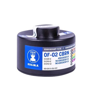 Комбінований фільтр SIGMA OF-02 CBRN A2B2E2K2SXP3DR