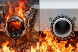 Протипожежна муфта для пластикових труб: захист від &laquo;ефекту димоходу&raquo; та вимоги ДБН Євросервіс